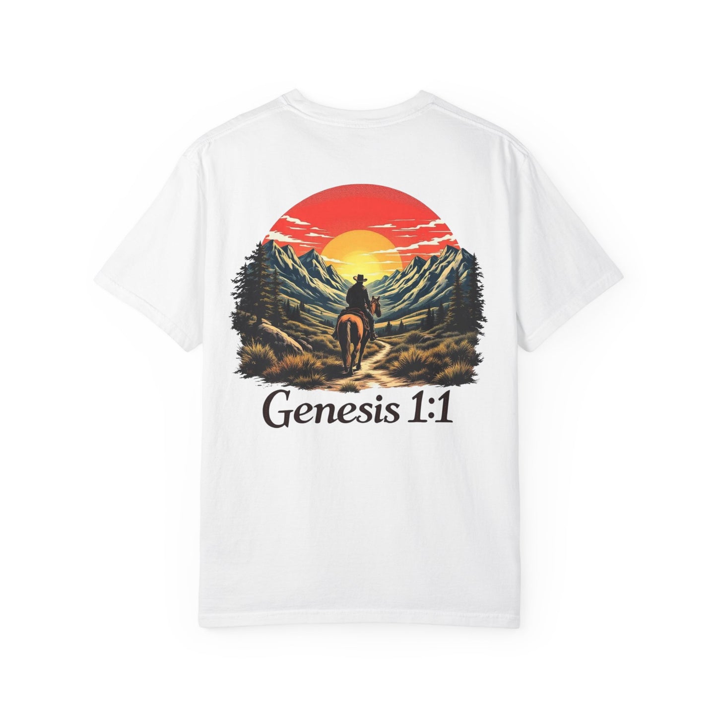 “The Beginning” Genesis 1:1 Men’s T-Shirt