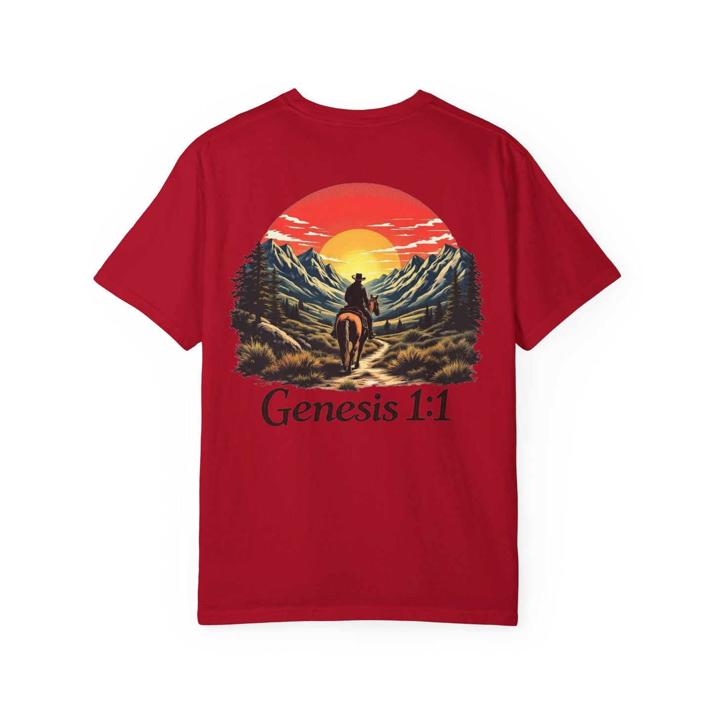 “The Beginning” Genesis 1:1 Men’s T-Shirt